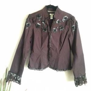 Odile for Anthropology embellished jacket